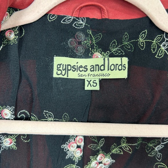 Gypsies and Lords Red Faux Leather Size XS - Picture 5 of 7